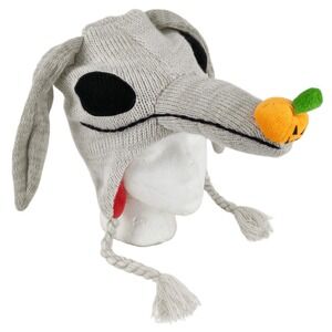 Disney Nightmare Before Christmas Zero Knit Beanie Hat One Size Cozy Warm Fun